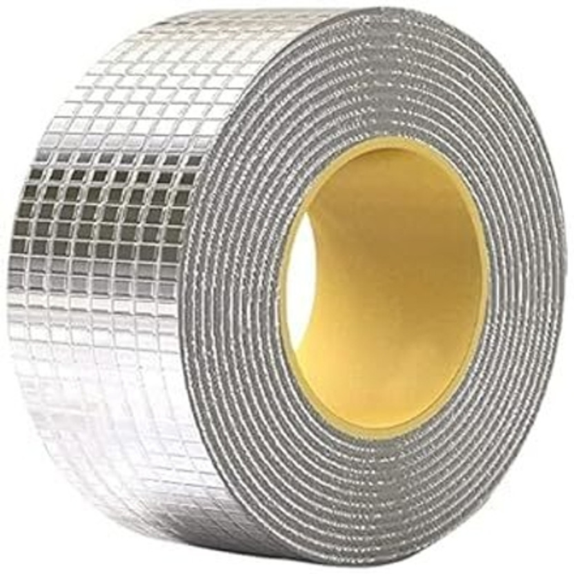 KVVTRADES KVVTRADES Leakage Repair Waterproof Tape Aluminium Foil Adhesive Butyl Tape 2"x 5M 5 m Single Sided Tape(Silver Pack of 1) - Flipkart Deal