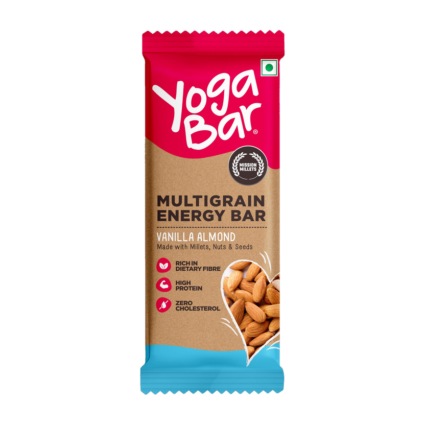 Yogabar Multigrain energy bar vanilla almond Pouch(35 g)