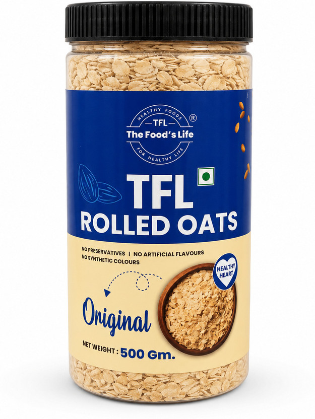 TFL(The Food's Life) Rolled Oats Jar(500 g)