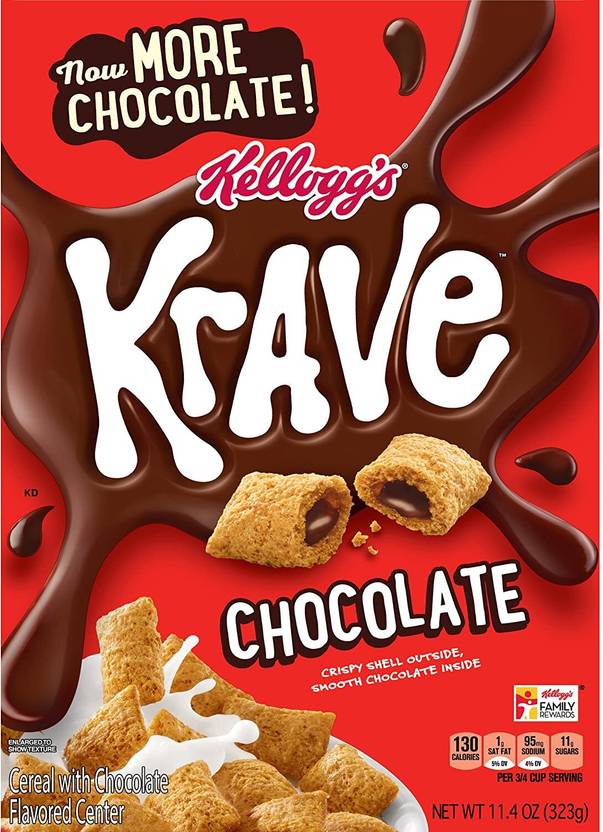 Kellogg's Krave Chocolate Delicious Cereal bites Box Price in India