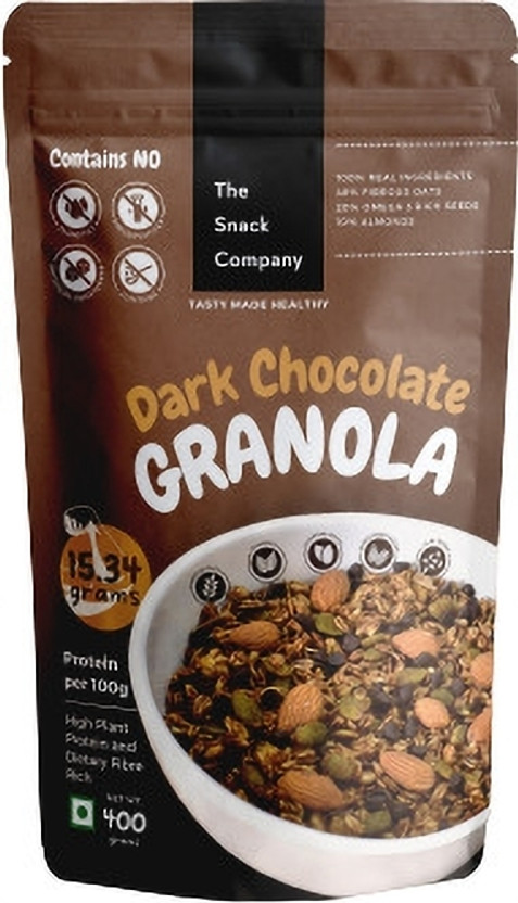 The Snack Company by The Snack Company Dark Chocolate Granola Pouch(400 g)