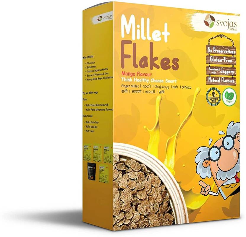 Svojasfarms Millet Flakes I Mango Flavor I 250 gm I Natural Flavor