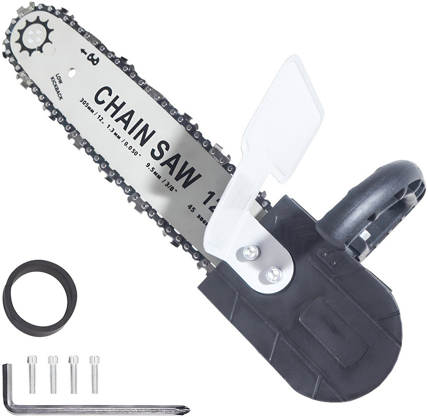 HPD HPD 12" Electric Chainsaw Adapter Bracket for Angle Grinder Multifunction Wood Cutting Kit | Compatible with 100/125mm Grinder Corded Chainsaw - Flipkart Deal