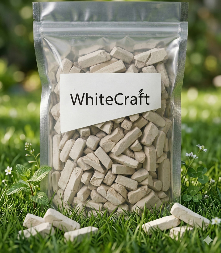 WhiteCraft Broken Chalk Pieces Damage Slate Pencil Pack Chalk Stick Slate Batti Chalk Slate Chalk Edible Chalk for Eating White Slate Pencil 500ML(500 ml)