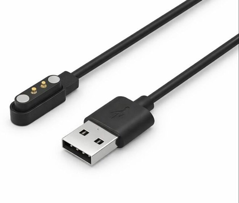 Rudraprathna 2-pin magnetic charging cable for FireBolt Smartwatch Charging Pad