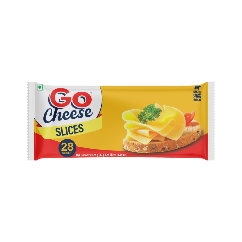 Go Plain Cheese Slices(476 g)