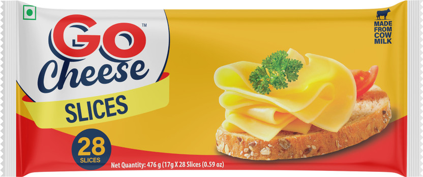 Go 28 Slices Plain Cheese(476 g)