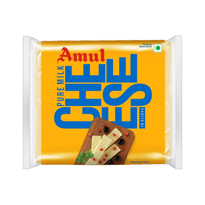 Amul Processed Cheese Slices(200 g, 10 Units)