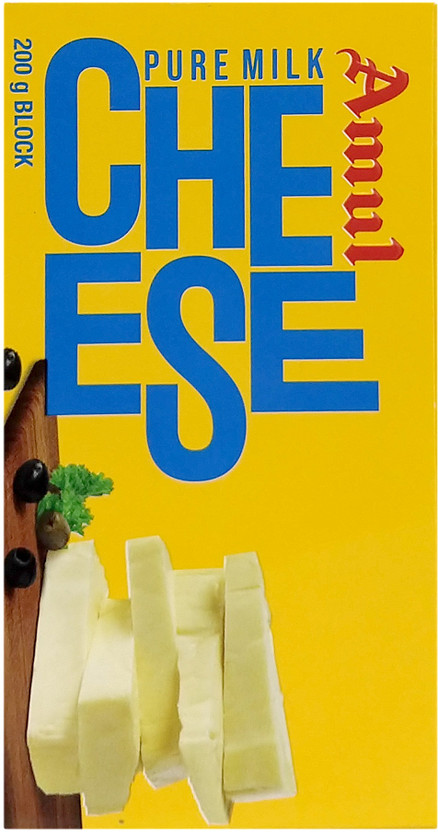 Amul Plain Processed cheese Block(200 g)