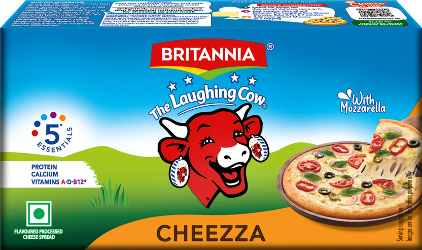 Britannia The Laughing Cow Cheezza Pizza Cheese Block(200 g)