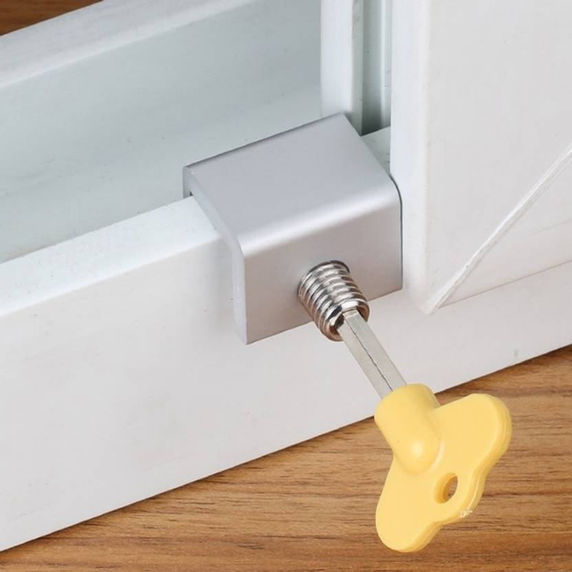 FLANKER Window Lock and Window Screen Lock Safety Sliding Window Frame Stopper Child Safety