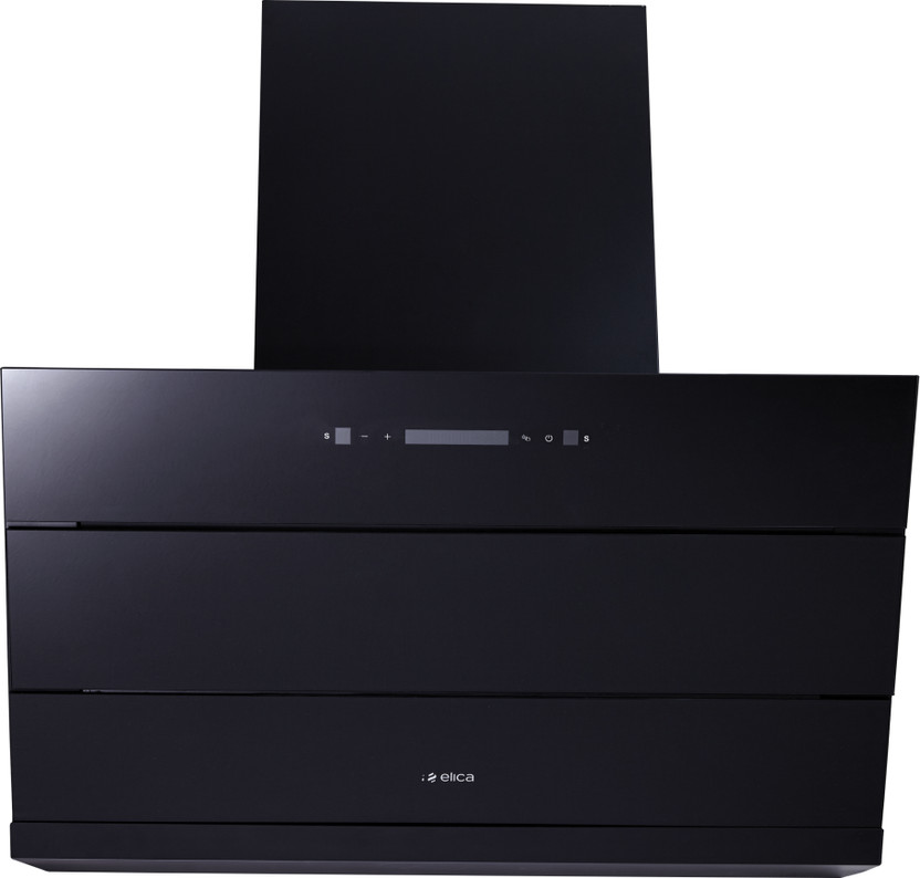 Elica EFL 3V 901 BLDC HAC LTW MS NERO 1500 CMH 90 cm Auto Clean Chimney(Wall Mounted, Black)