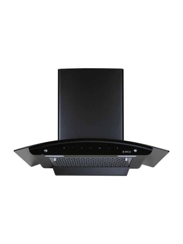 Noise Elica FL 750 SLIM HAC MS NERO 1200 CMH 75 cm Curved Glass 75 CM | 5 Years Motor Warranty|Heat Autoclean| Gesture Control| Filterless|Powerful Suction | Low Noise Auto Clean Chimney(Wall Mounted, Black) - Flipkart Deal
