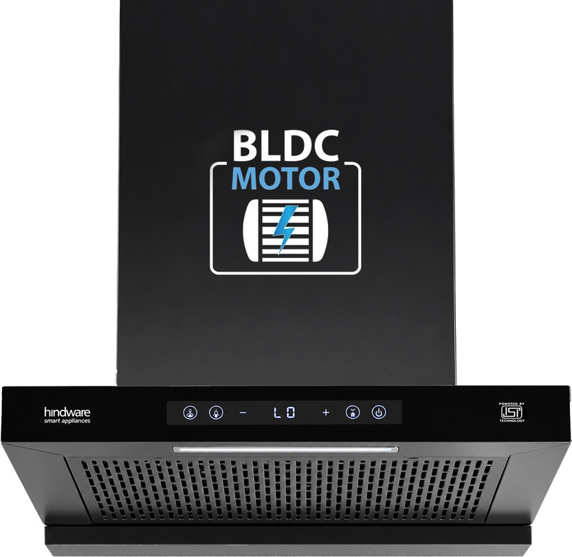 Hindware Hindware Smart Appliances Tayla BLDC 60 1500 CMH 60 cm | T-Shape | Filterless | Touch Control | Motion Sensor | Energy Efficient LED Light | Powerful Suction | Auto Clean Chimney(Wall Mounted, Black) - Flipkart Deal