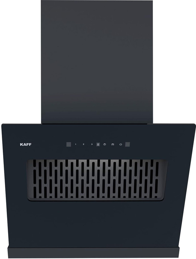 Kaff KES60A Slant Shape Chimney 60 CM 1450 CMH 60 cm Gesture Control Auto Clean Chimney(Wall Mounted, Grey)