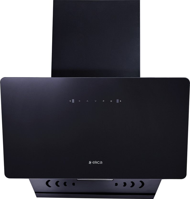 Elica KITTY FL 900 HAC LTW MS NERO 1600 CMH 90 cm Auto Clean Chimney(Wall Mounted, Black)