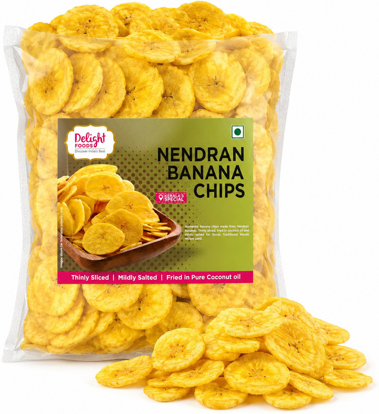 Delight Foods Kerala Nendran Banana Chips(400 g)
