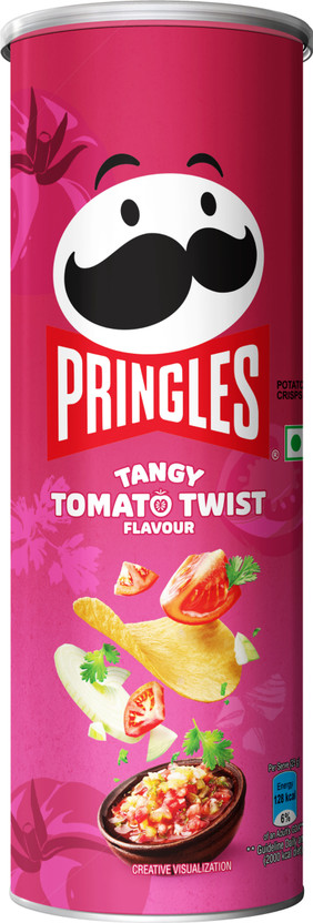 Pringles Tangy Tomato Twist Potato Chips(102 g)