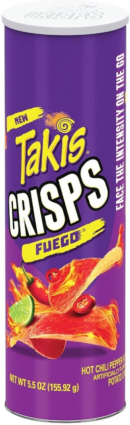 Takis Crisps Fuego Hot Chili Pepper and Lime (IMPORTED FROM USA) Chips(155.92 g)