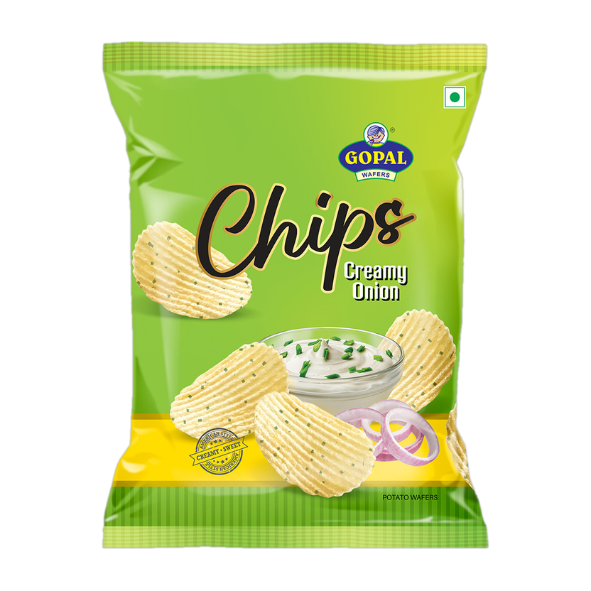 Gopal Wafers Creamy Onion Chips(135 g)