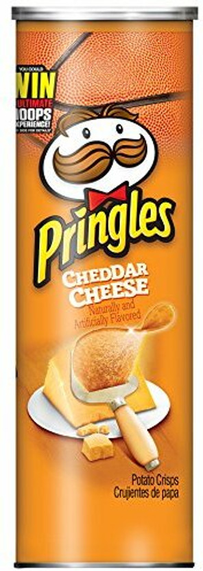 Pringles Cheddar Cheese Naturally Flavored Con Sabor (IMPORTED FROM USA) Chips(158 g)