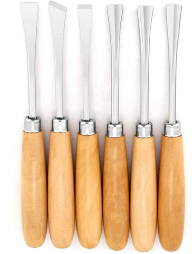 Digital Craft Carpentry Wood Carving Furniture Repair Joinery Crafting and Workshop Projects Paring Chisel Set(Pack of 1)