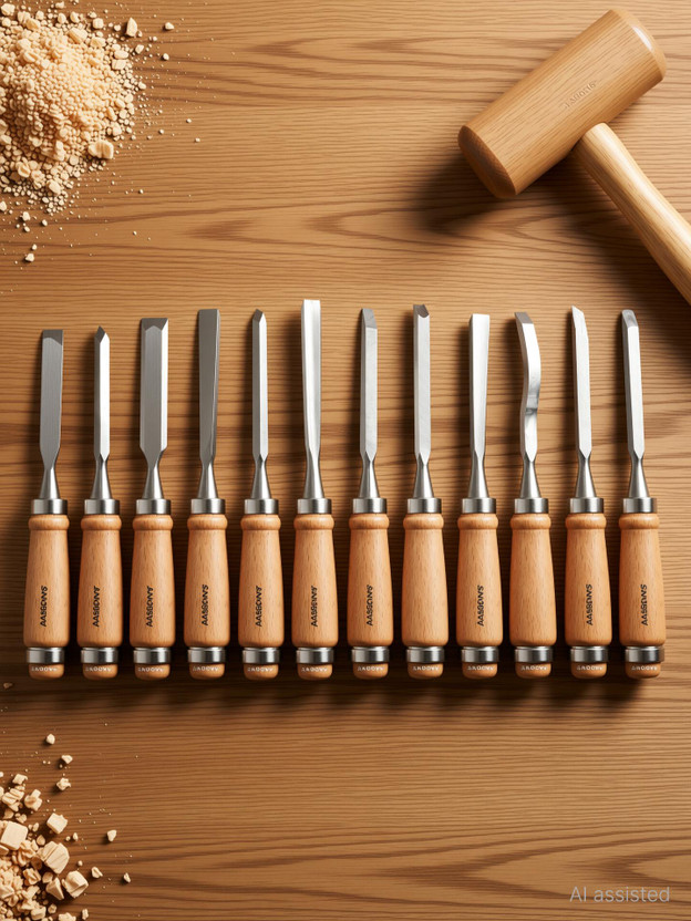 AASONS AASONS Full Size Wood Carving Knifes Great For Beginner, Hobbyists, Professionals Firmer Chisel Set(Pack of 12) - Flipkart Deal