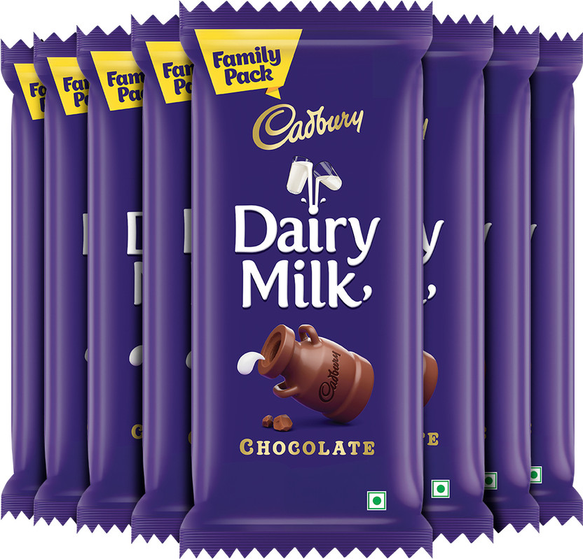 Cadbury Dairy Milk Family Pack Chocolate Bar(8 x 112 g)