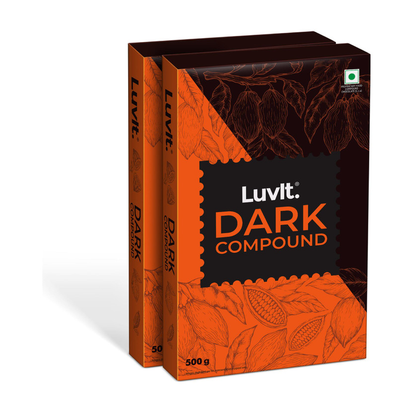 LuvIt LuvIt Cocoa Crush Dark Compound Bar |Pack of 2| Bar(2 x 500 g) - Flipkart Deal