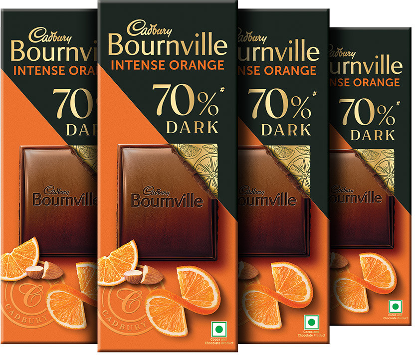 Cadbury Bournville Intense Orange 70% Dark Chocolate Bar(300 g)