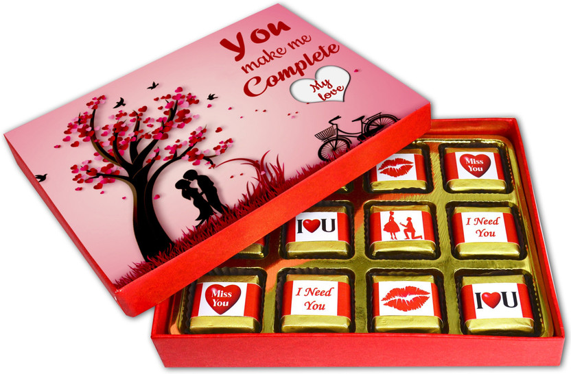 Midiron Sweet Treats for Her: Chocolate Box for Girlfriend & Wife-127 Fudge Gift Pack(144 g)