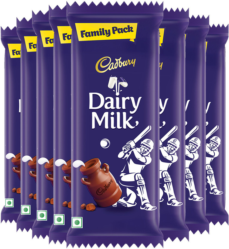 Cadbury Dairy Milk Family Cricket Pack Chocolate Bars(8 x 112 g)