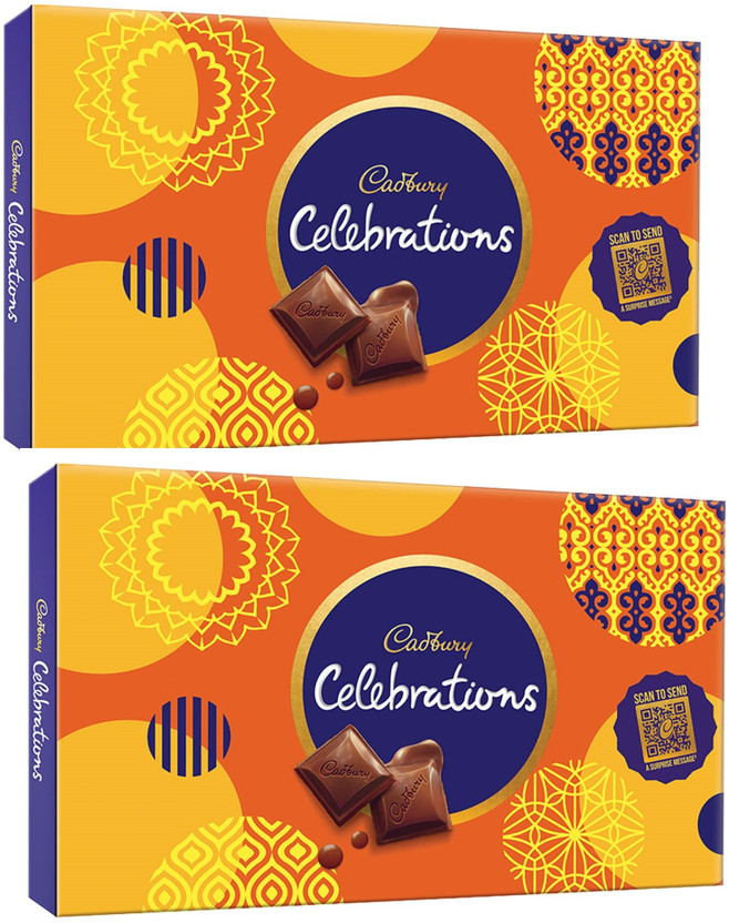 Cadbury Celebrations Assorted Chocolate Gift Pack Bar Gift Pack(2 x 113.8 g)