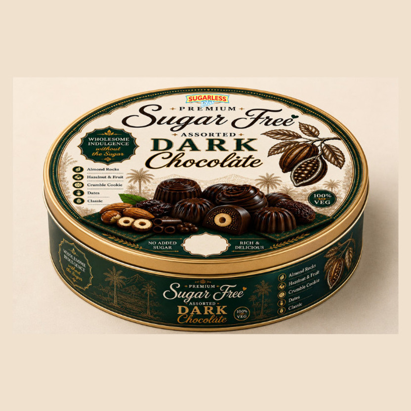Sugarless Sugarless Bliss Sugar Free ASSORTED CHOCOLITE -250G Truffles Bites Gift Pack(250 g) - Flipkart Deal