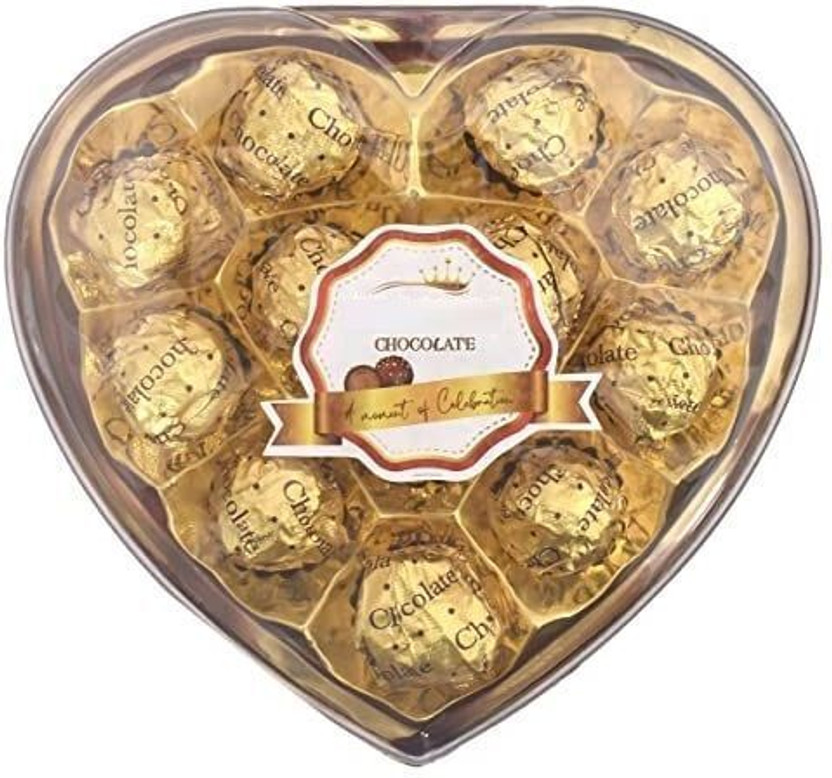 A-ONE GROCERY (T12) Chocolate for Celebration | Happy Birthday Gift Pack, Anniversary Gift Truffles(12 Units)