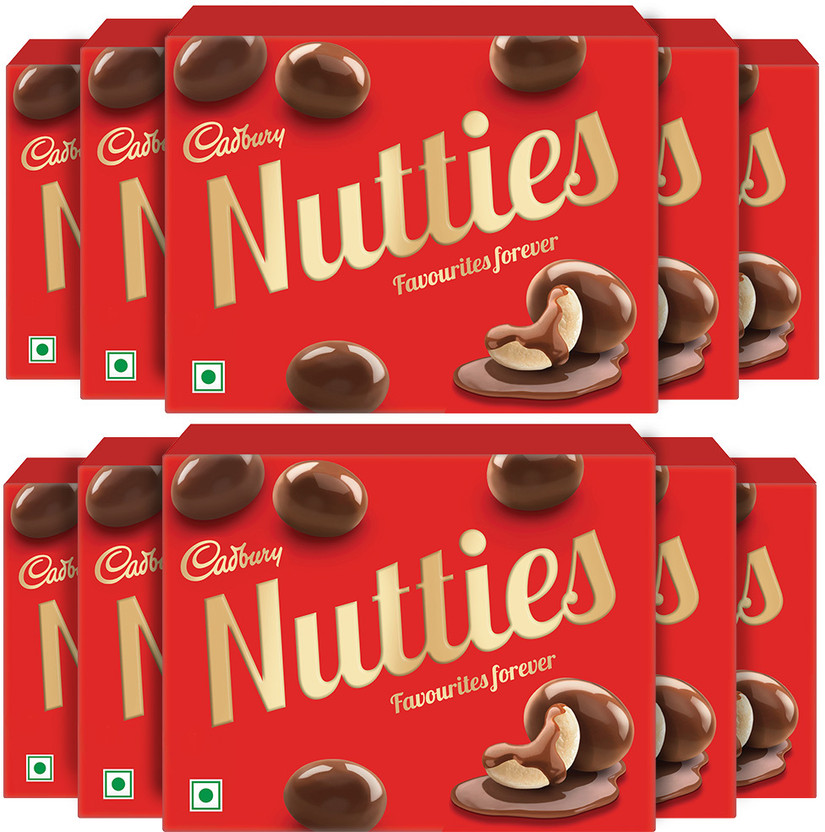 Cadbury Nutties Chocolate Pack Crackles(10 x 30 g)