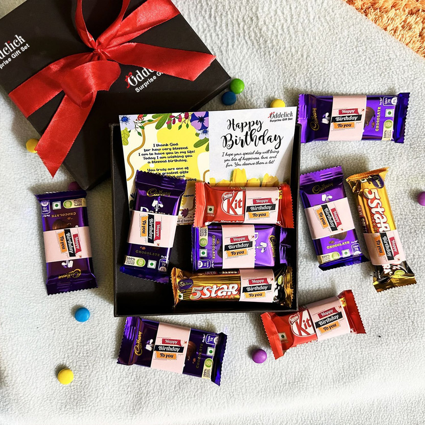 OddClick Happy Birthday To You special gift 10 pcs Chocolate Gift Box Truffles(1 Units)