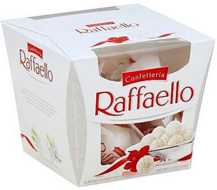 Raffaello Harmonious Blend Of Fine Coconut Flakes & Whole White Almond Truffles(150 g)