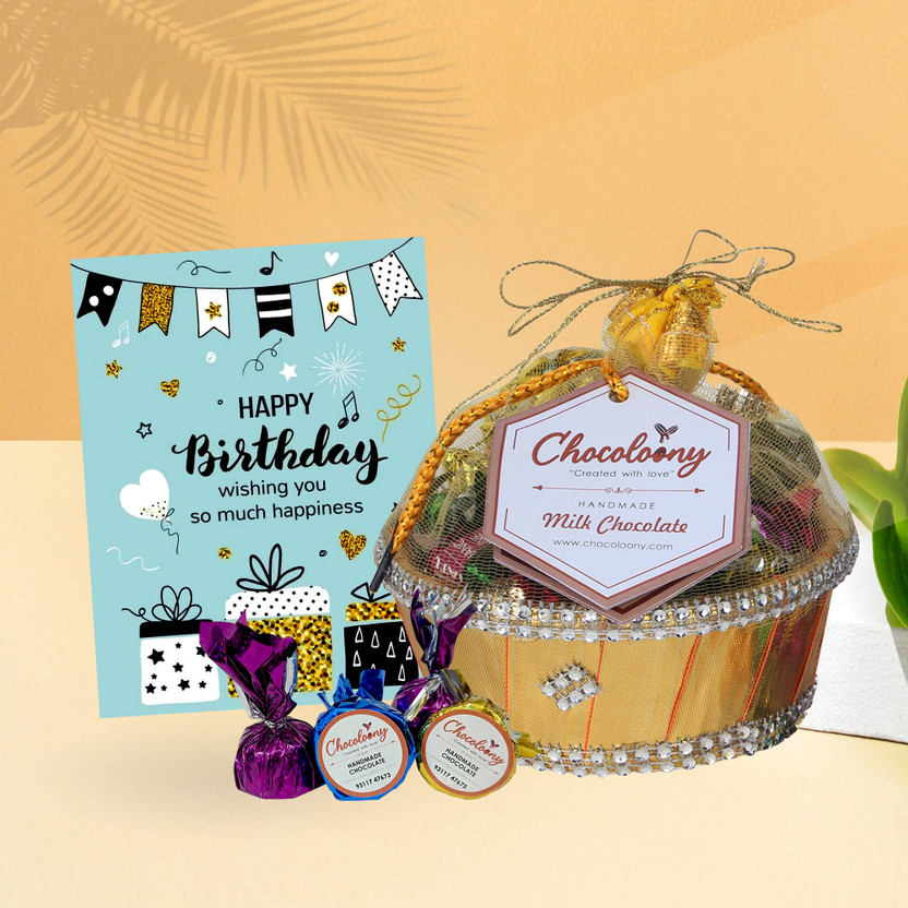 Chocoloony Birthday Chocolate Gift Hamper for Sister, Wife, Girlfriend, Brother Caramels(25 x 12 g)