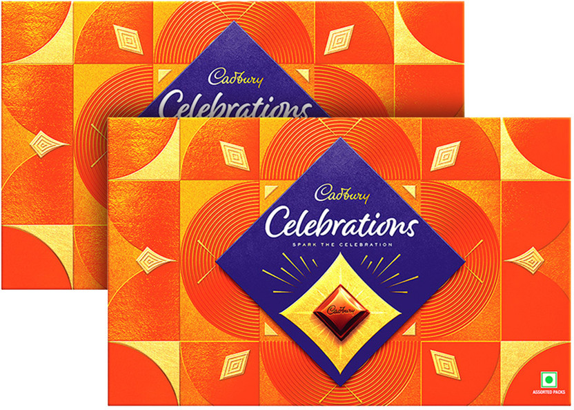 Cadbury Celebrations Assorted Chocolate Bar Gift Pack(2 x 172.4 g)