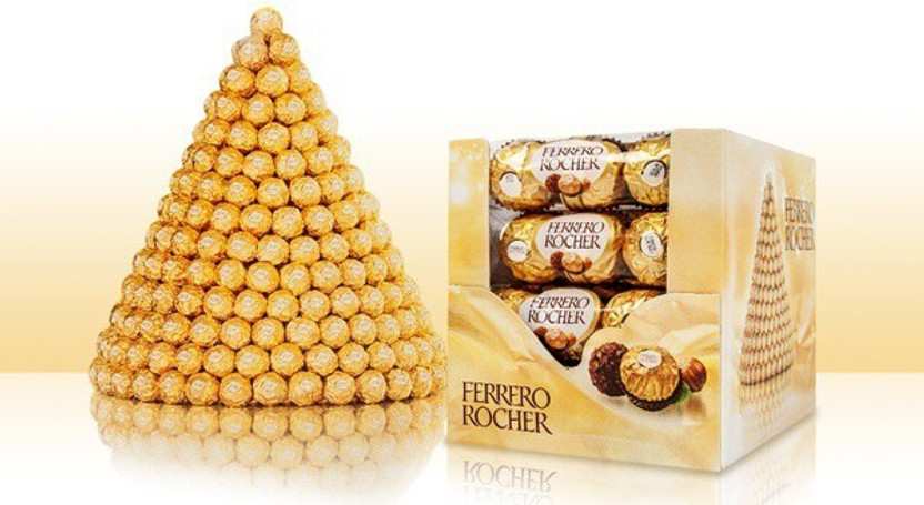 FERRERO ROCHER Ferns 'N' Petals Premium Milk Chocolate 48 Pieces (IMPORTED) (600 G) Truffles(48 Units)