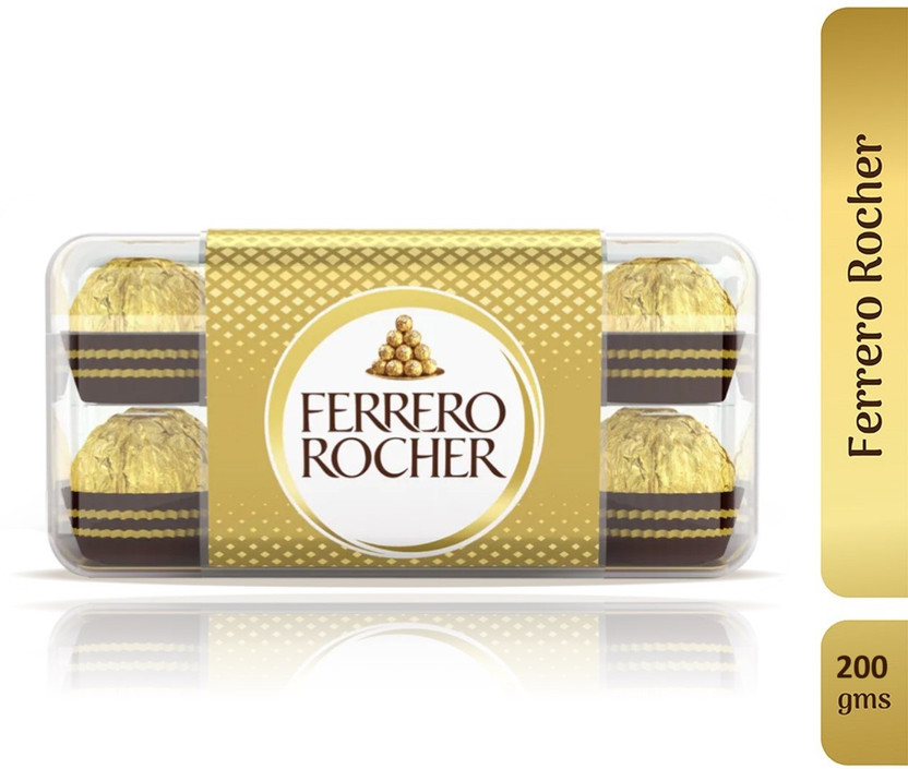 FERRERO ROCHER Milk Truffles(16 x 12.5 g)