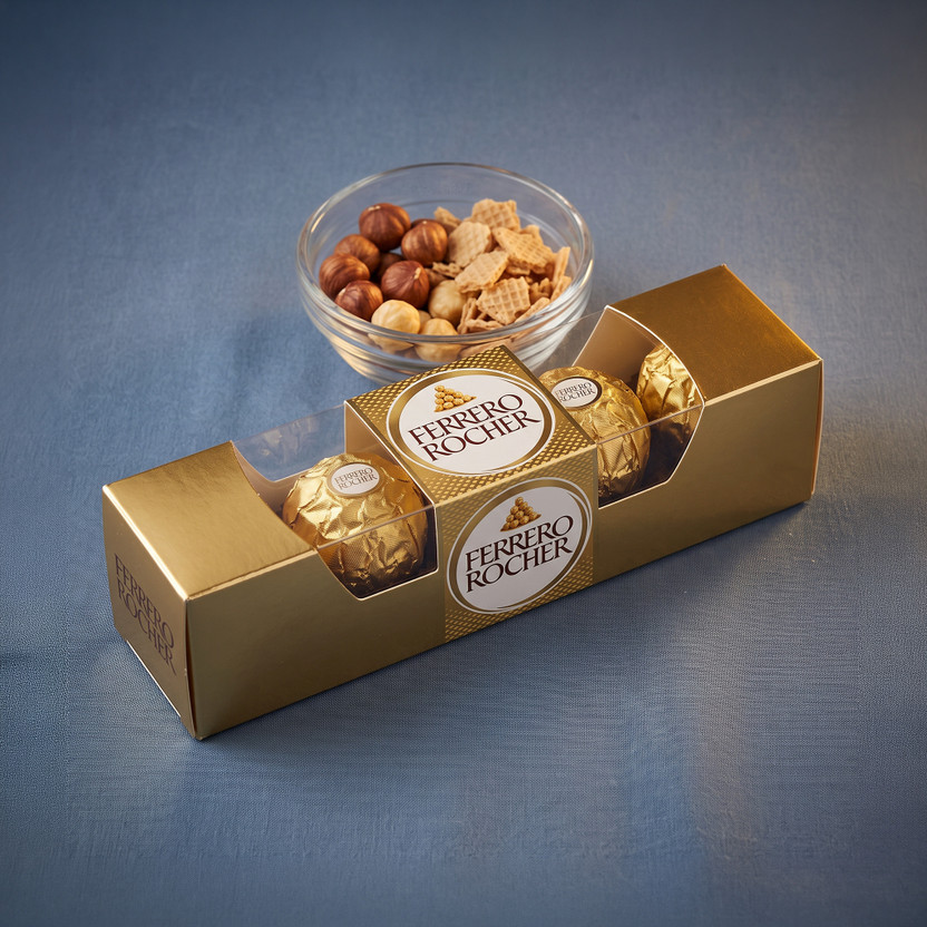 FERRERO ROCHER Rocher Chocolate Truffles Gift Pack(4 x 12.5 g)
