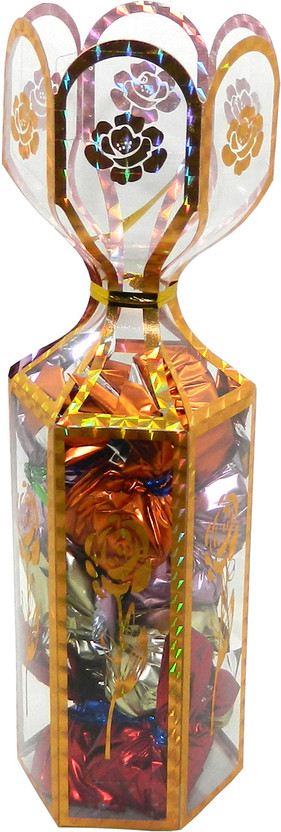 Rich'U Chocolates Chocolate Gift Box - Butterscotch, Roasted Almonds, Fruit n Nuts & Orange Bars Bites Gift Pack(120 g)