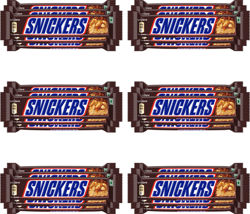 SNICKERS Peanut Filled Chocolate Bar | Loaded with Peanuts, Nougat & Caramel Bars(30 x 20 g)