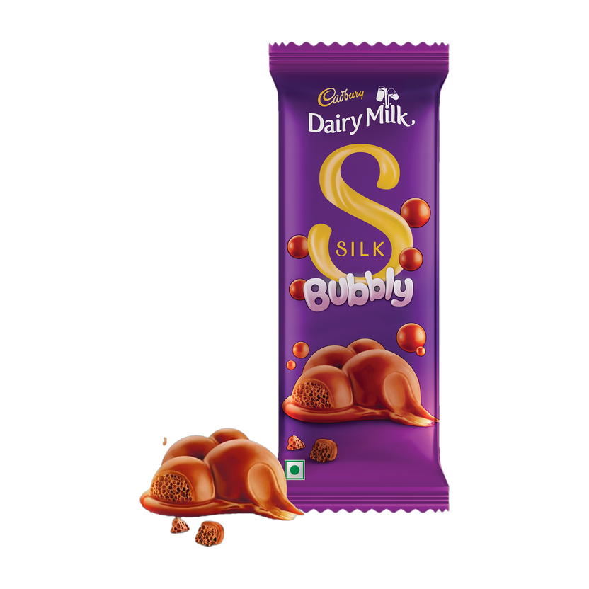Cadbury Dairy Milk Silk Bubbly Chocolate Bar Gift Pack(46 g)
