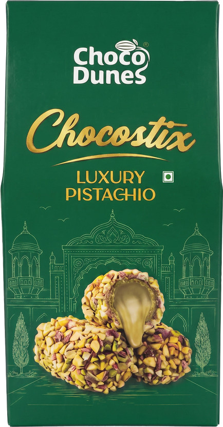 Chocodunes Chocodunes Chocostix Luxury Pistachio | 180 g per Box Bites(180 g) - Flipkart Deal