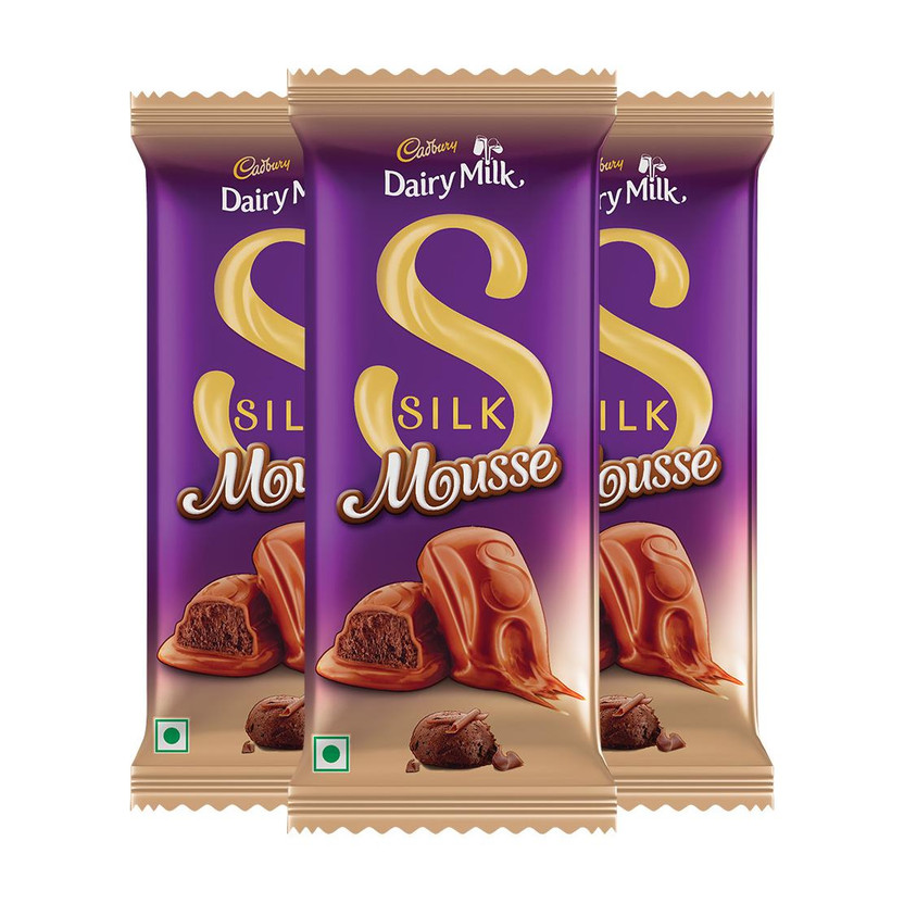 Cadbury Dairy Milk Silk Mousse Chocolate Bar(3 x 110 g)