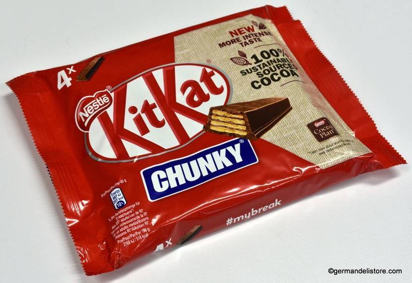 NESTLE KitKat Chunky Crispy Milk Chocolate Wafer Bars Price in India