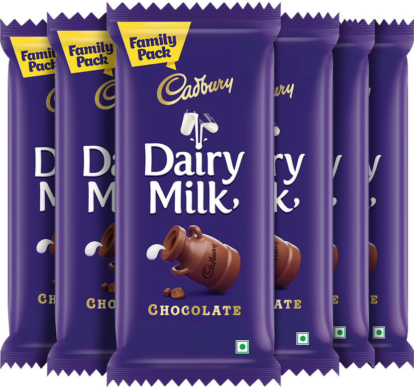 Cadbury Dairy Milk Family Pack Chocolate Bar(6 x 112 g)